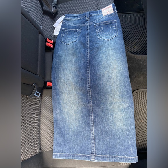 True Religion UO Exclusive Denim Maxi Skirt - Picture 11 of 16